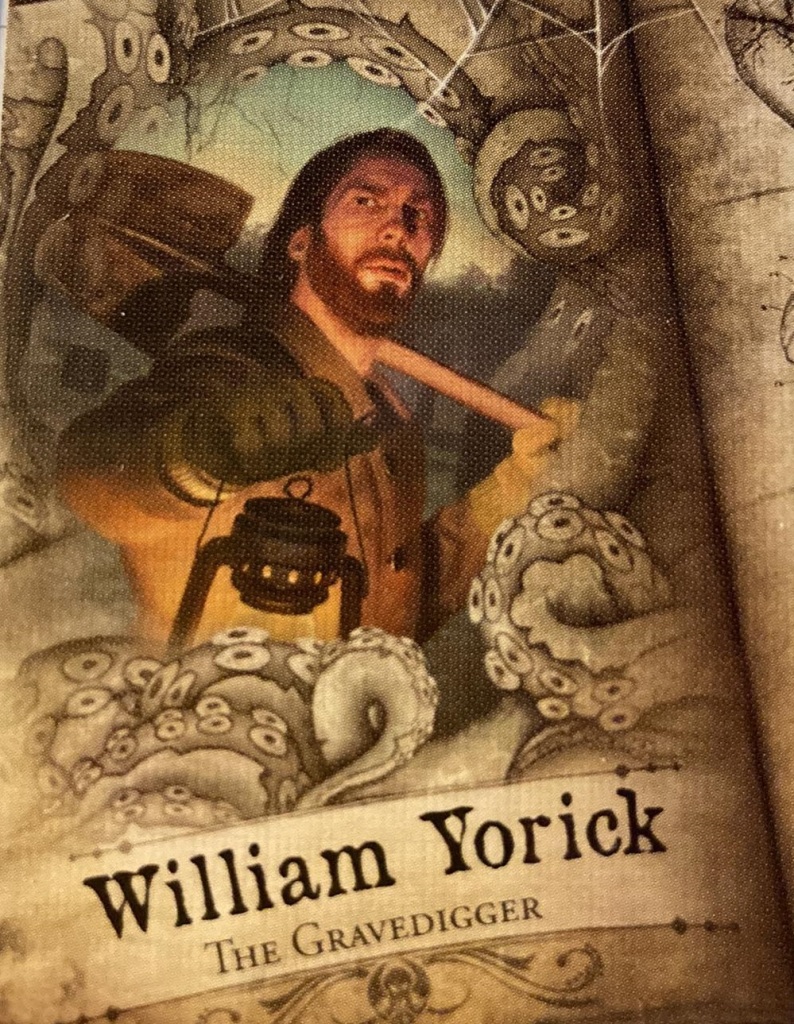 William Yoricks karaktärskort